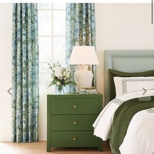 2 Ballard Designs Alora Floral Drapery Panel 50x108